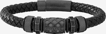 POLICE Armband in Schwarz: predná strana