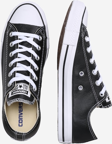 CONVERSE Rövid szárú sportcipők 'CHUCK TAYLOR ALL STAR CLASSIC OX LEATHER' - fekete