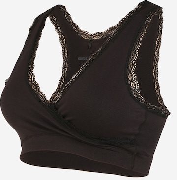 regular Reggiseno di MAMALICIOUS in nero: frontale