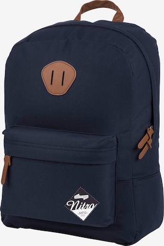 NITRO Backpack in Blue: front