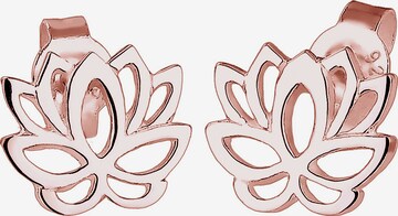 ELLI Earrings 'Lotusblume' in Gold: front