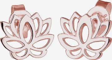 ELLI Earrings 'Lotusblume' in Gold: front