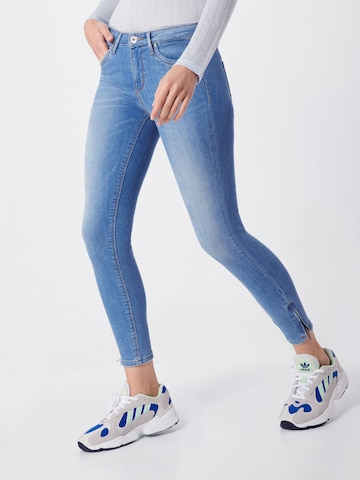 Skinny Jean 'Kendell' ONLY en bleu : devant