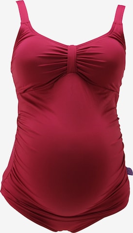 petit amourT-shirt grudnjak Tankini 'Amanda' - roza boja: prednji dio