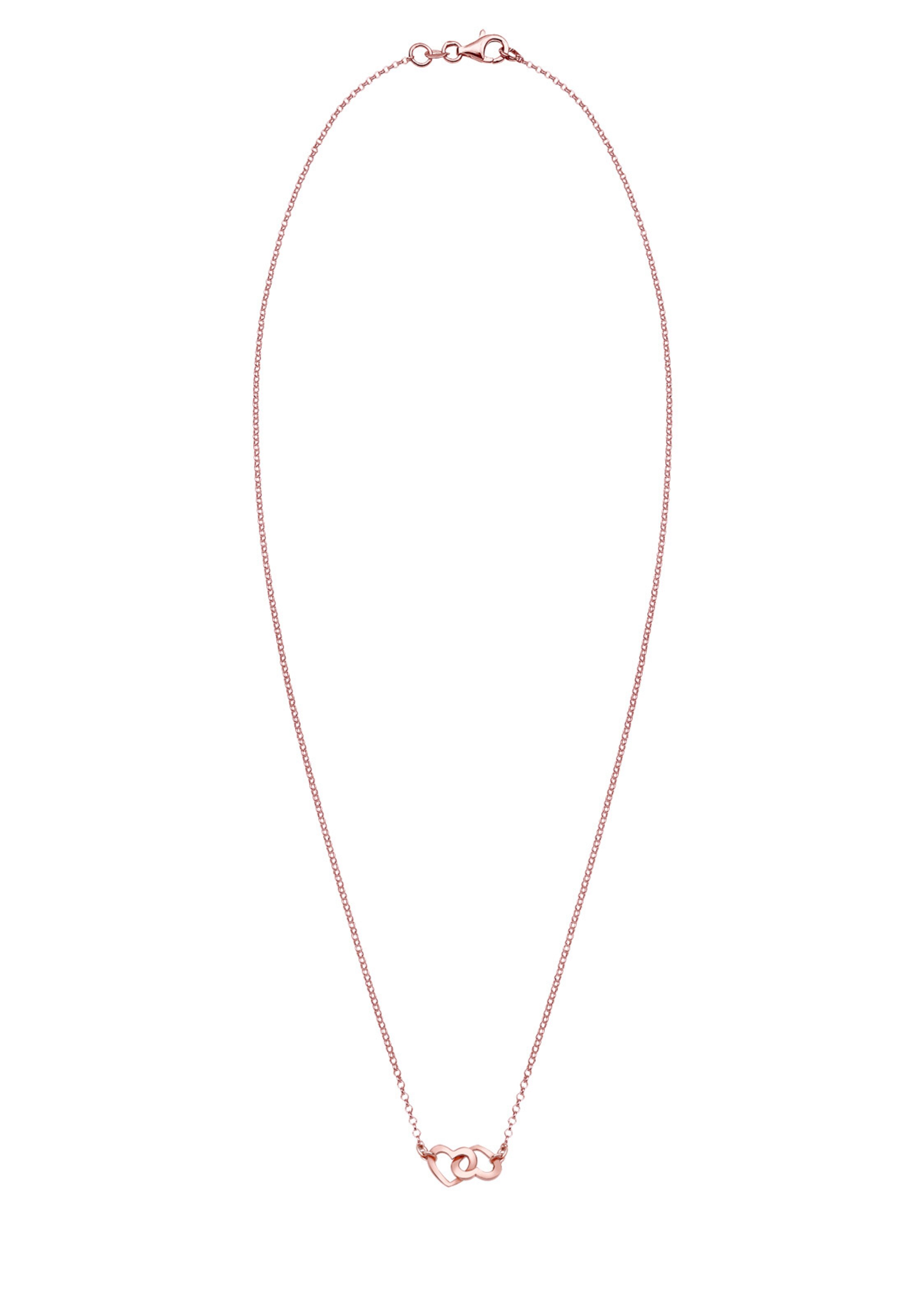 ELLI Ketting 'Herz' in Goud: voorkant