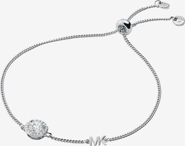 Bracelet Michael Kors en argent : devant