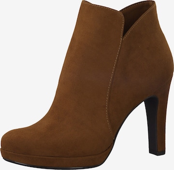 TAMARIS Ankle Boots 'Lycoris' in Brown: front