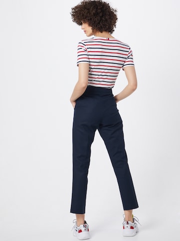 Regular Pantalon à plis 'Slub' TOMMY HILFIGER en bleu