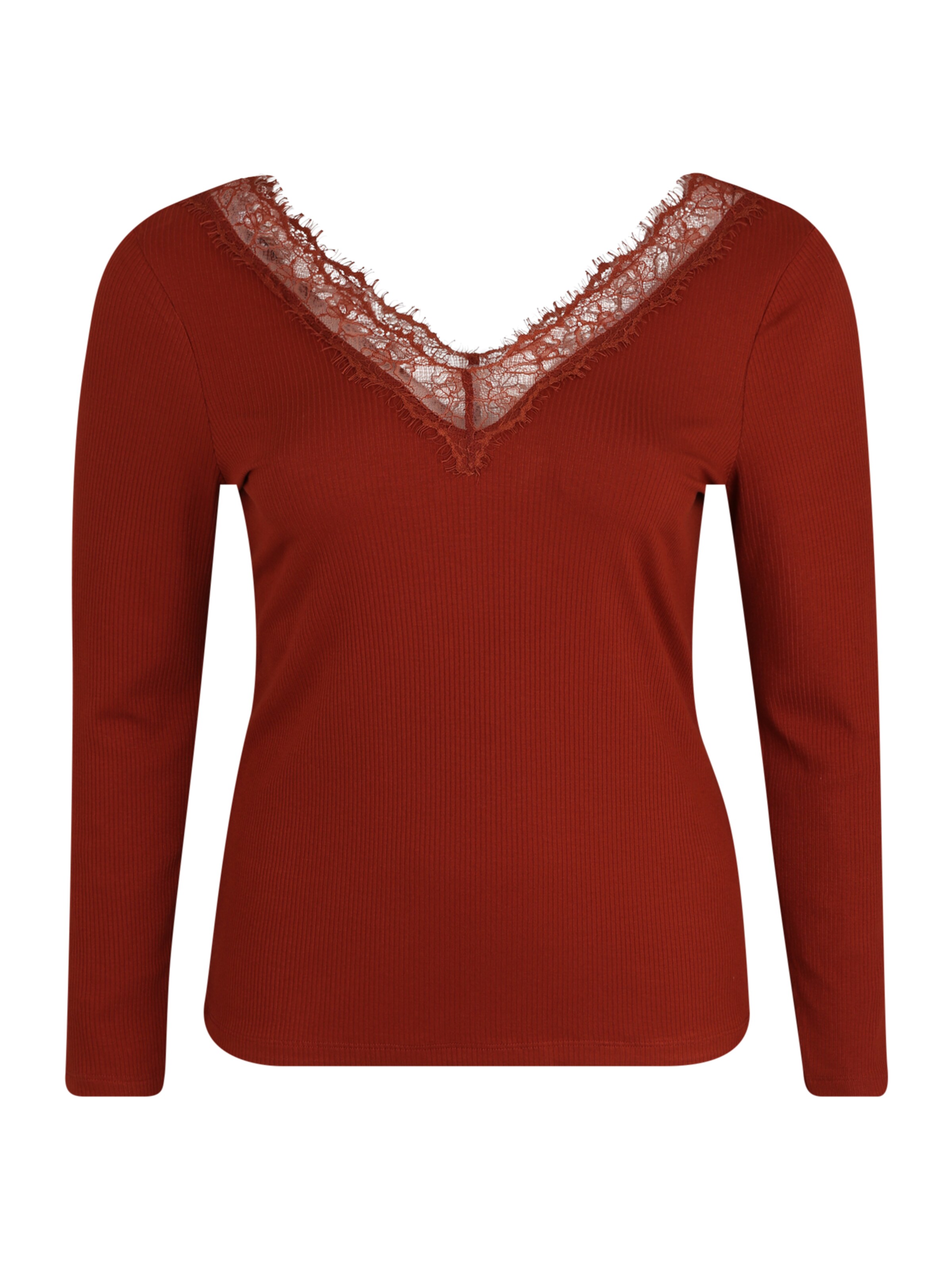 ABOUT YOU Curvy - Shirt 'Maithe Shirt' in de kleur Roestrood