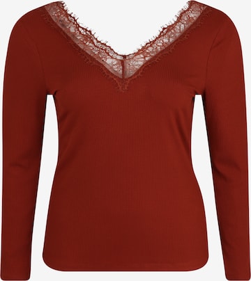 ABOUT YOU Curvy Shirt 'Maithe Shirt' in Rot: predná strana