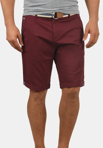 !Solid - regular Pantalón chino 'Monty' en rojo: frente