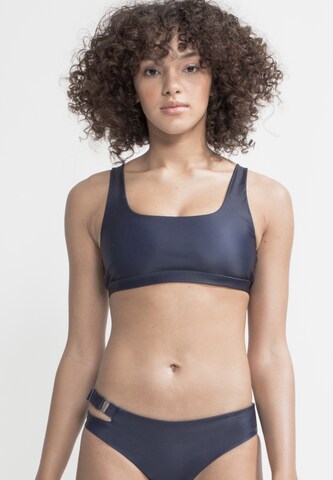 Boochen Bralette Bikini Top 'Caparica' in Blue: front