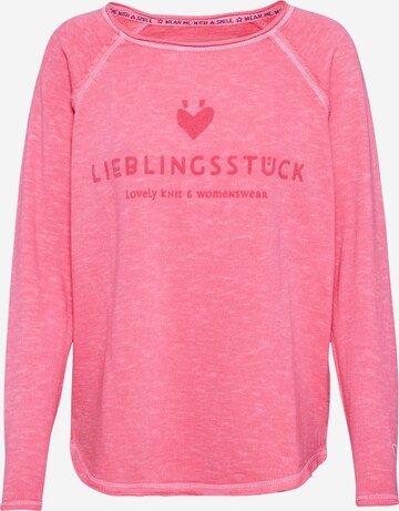 LIEBLINGSSTÜCK Sweatshirt 'Cathrina' in Pink: predná strana