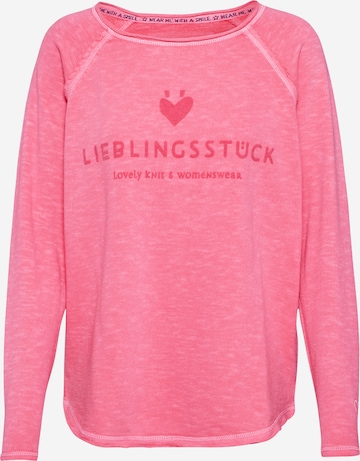 LIEBLINGSSTÜCK Sweatshirt 'Cathrina' in Pink: front