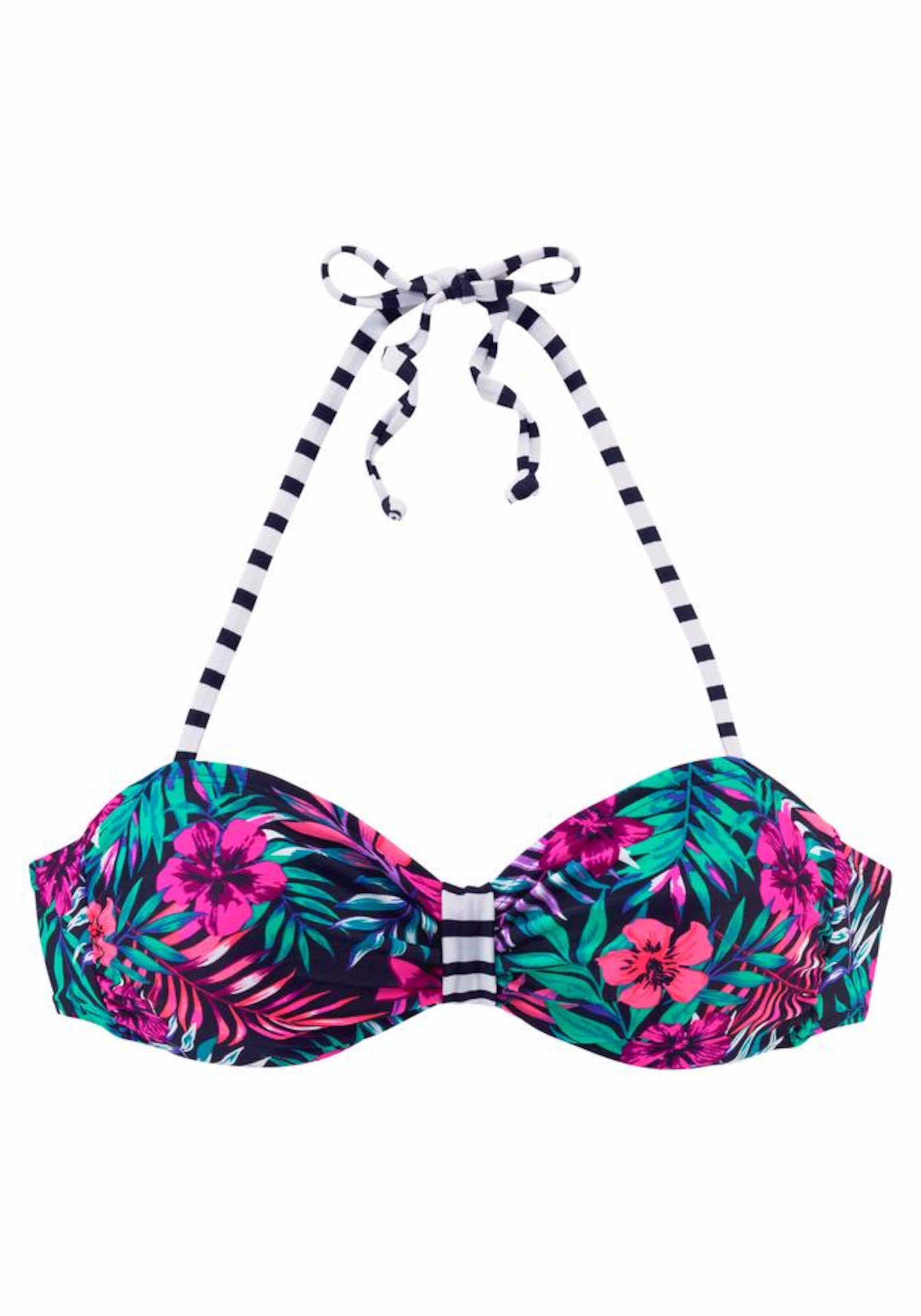 Bandeau Hauts de bikini VENICE BEACH en bleu : devant