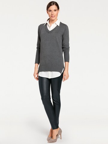 heine Longpullover in Grau