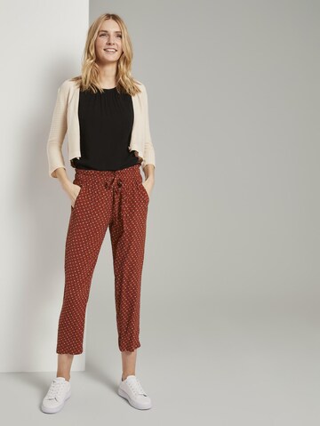 Loosefit Pantalon TOM TAILOR en marron