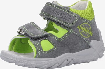 SUPERFIT Sandals & Slippers 'Flow' in Grey: front