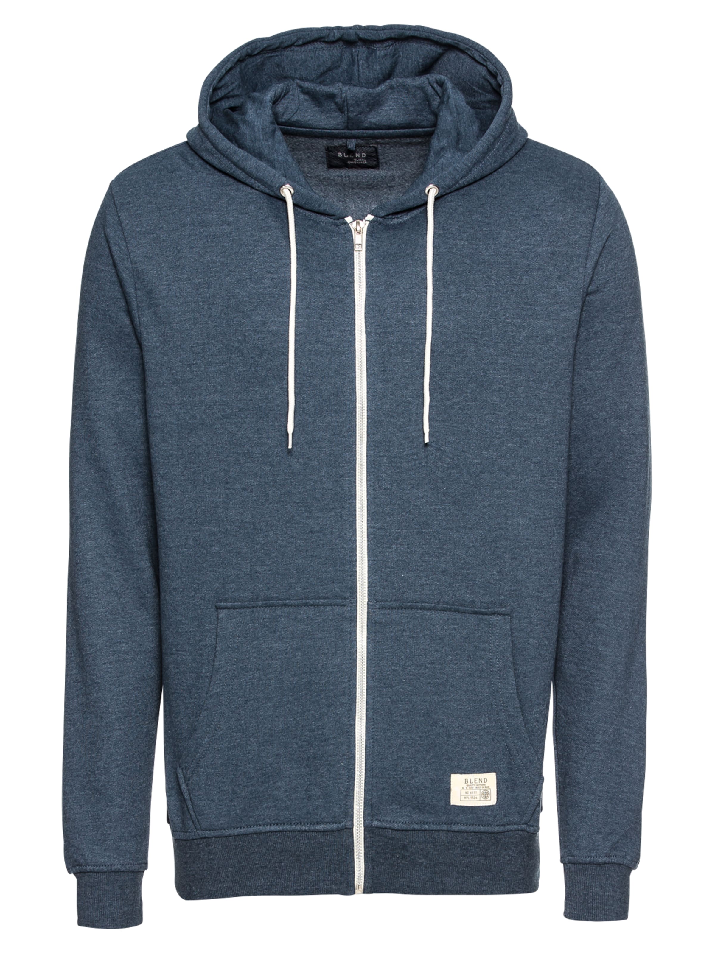 BLEND Ζακέτα φούτερ σε μπλε: μπροστά