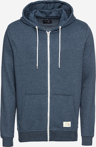 BLEND Zip-Up Hoodie 'NOOS' in Blue: front