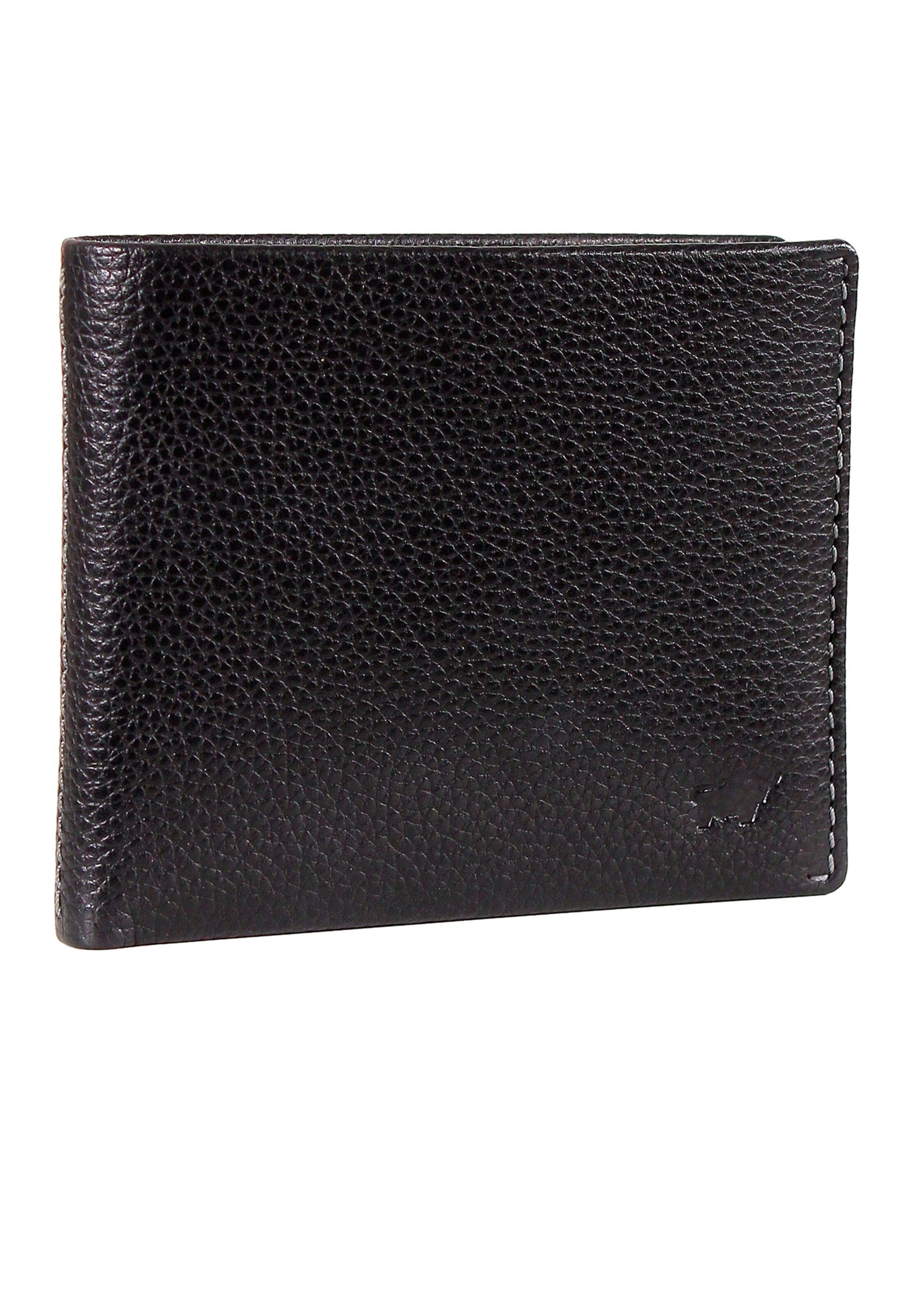 Portamonete 'Prato' di Braun Büffel in nero