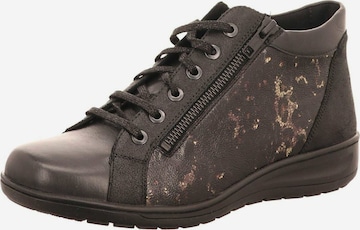 SOLIDUS Lace-Up Shoes in Black: front