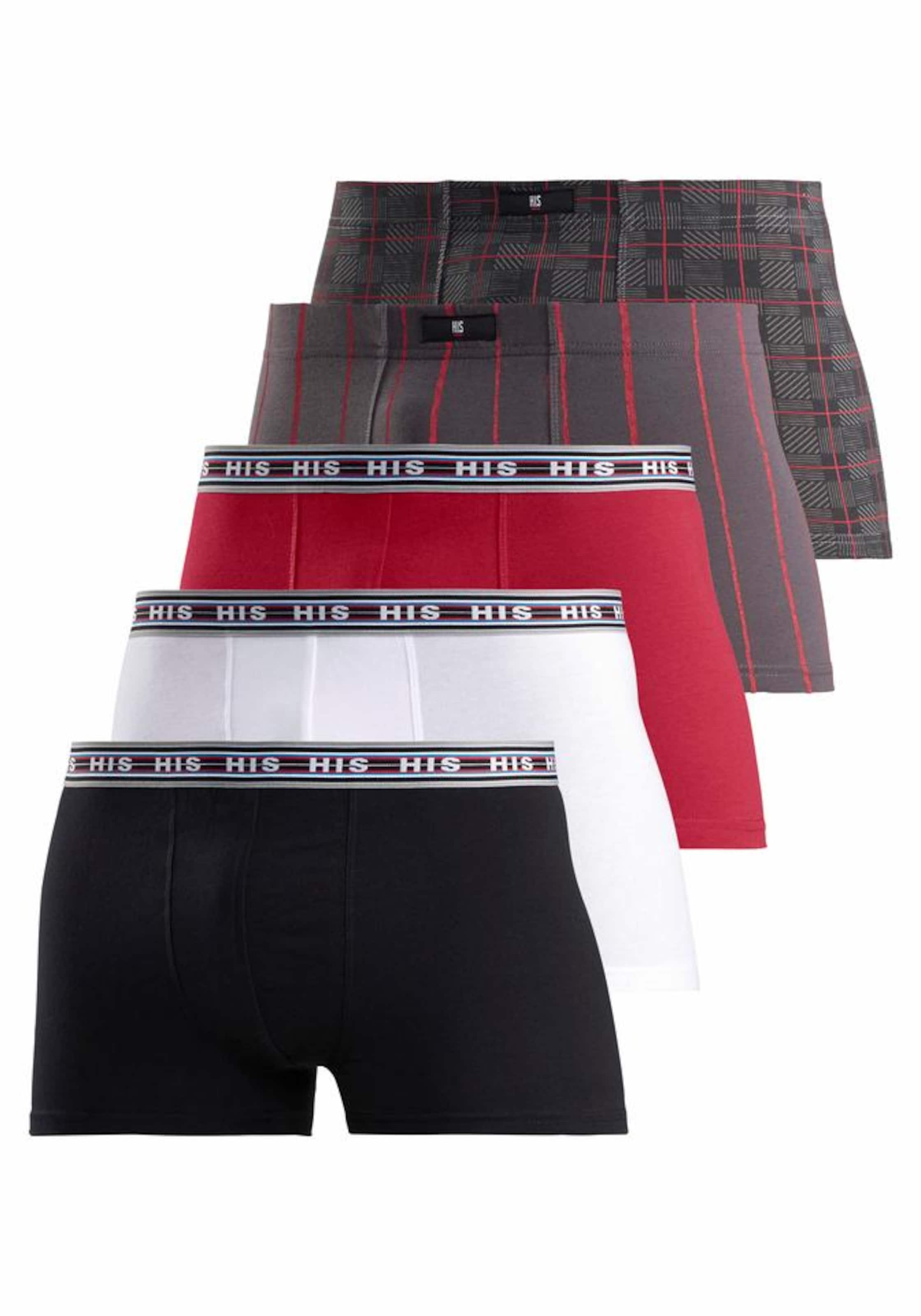 sarkans H.I.S Bokseršorti: no priekšpuses