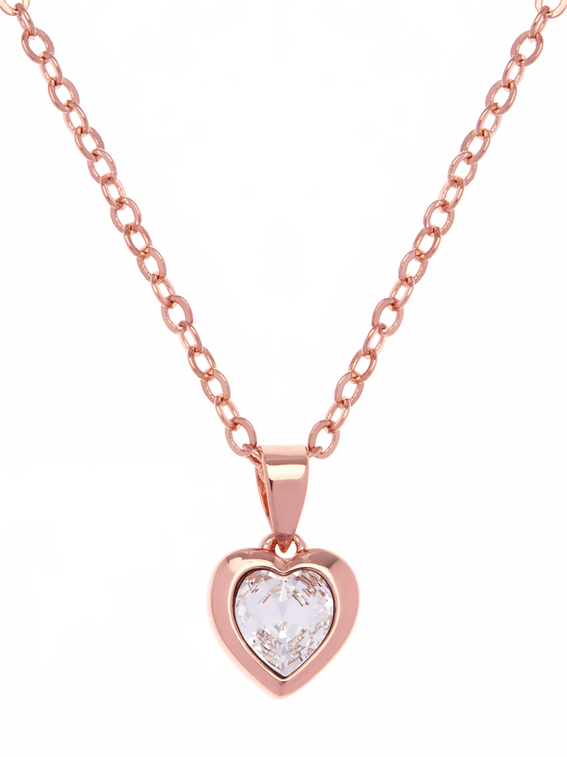 Ted Baker Retiazka 'HANNELA: CRYSTAL HEART PENDANT' - Zlatá