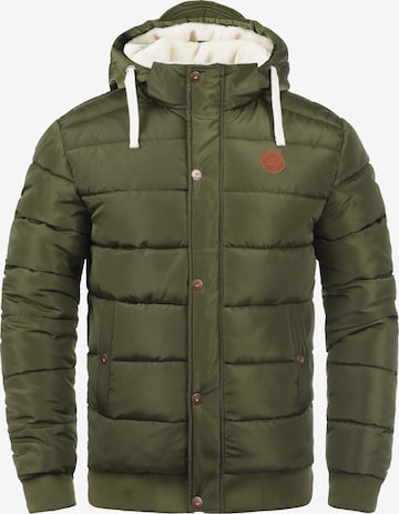 BLEND Winter Jacket 'Frederico' in Green: front