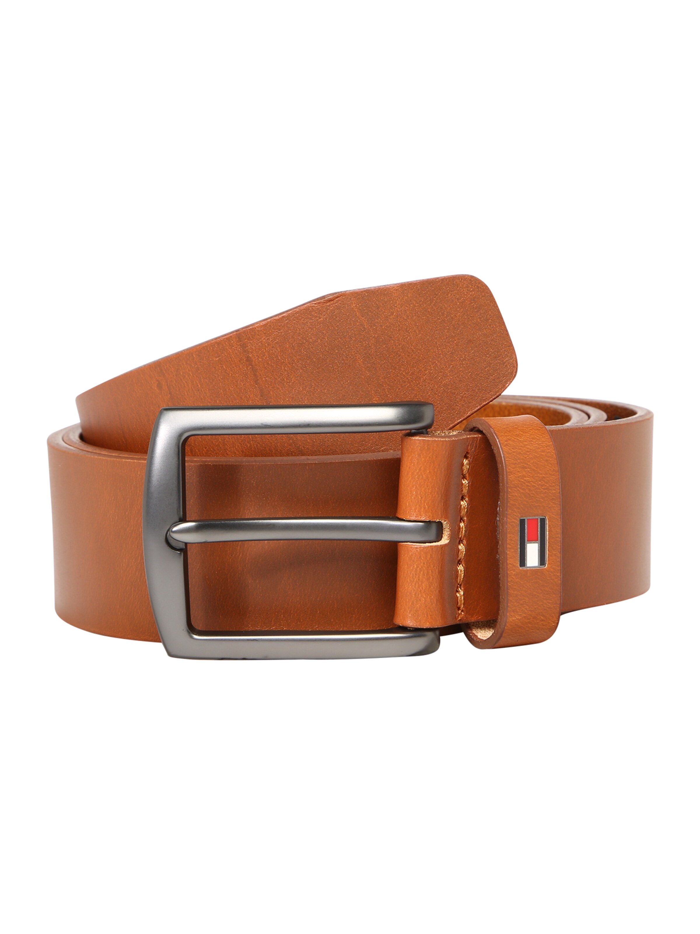 TOMMY HILFIGER - Riem 'DENTON 3.5' in de kleur Cognac