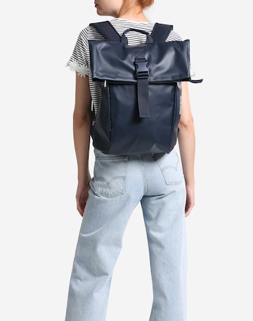 BREE Backpack 'Punch 92' in Blue: front