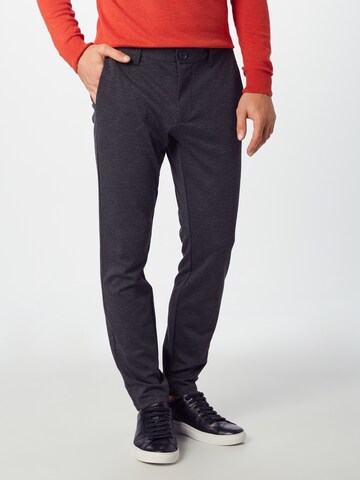 Coupe slim Pantalon chino 'Mark' Only & Sons en gris : devant