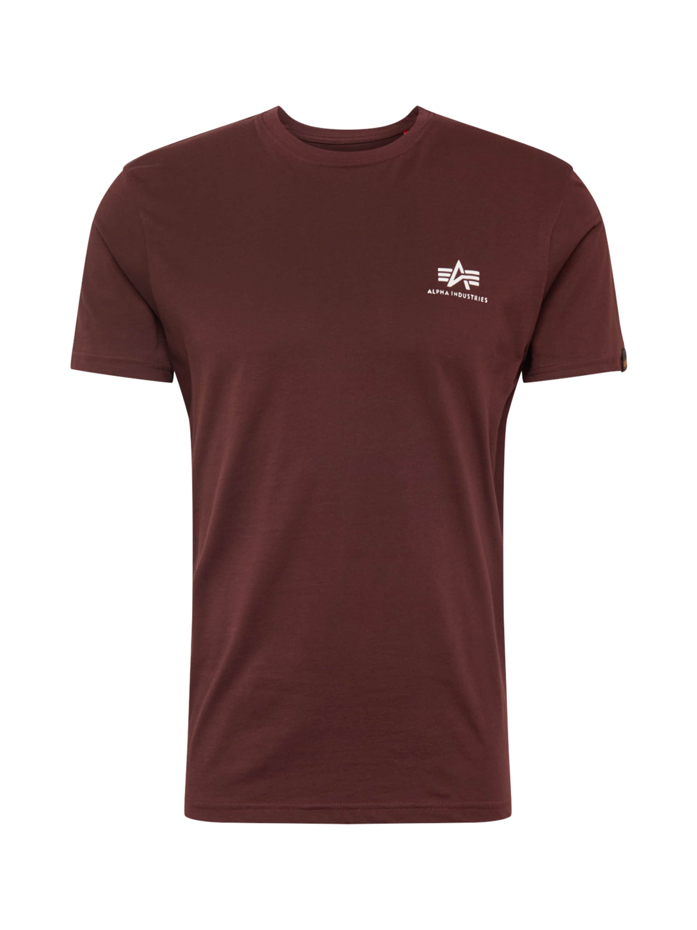 ALPHA INDUSTRIES Μπλουζάκι σε κόκκινο: μπροστά