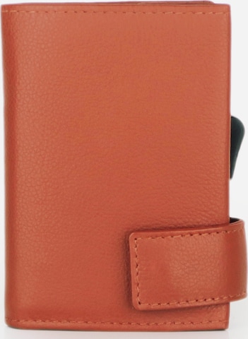 SecWal Wallet in Orange: front