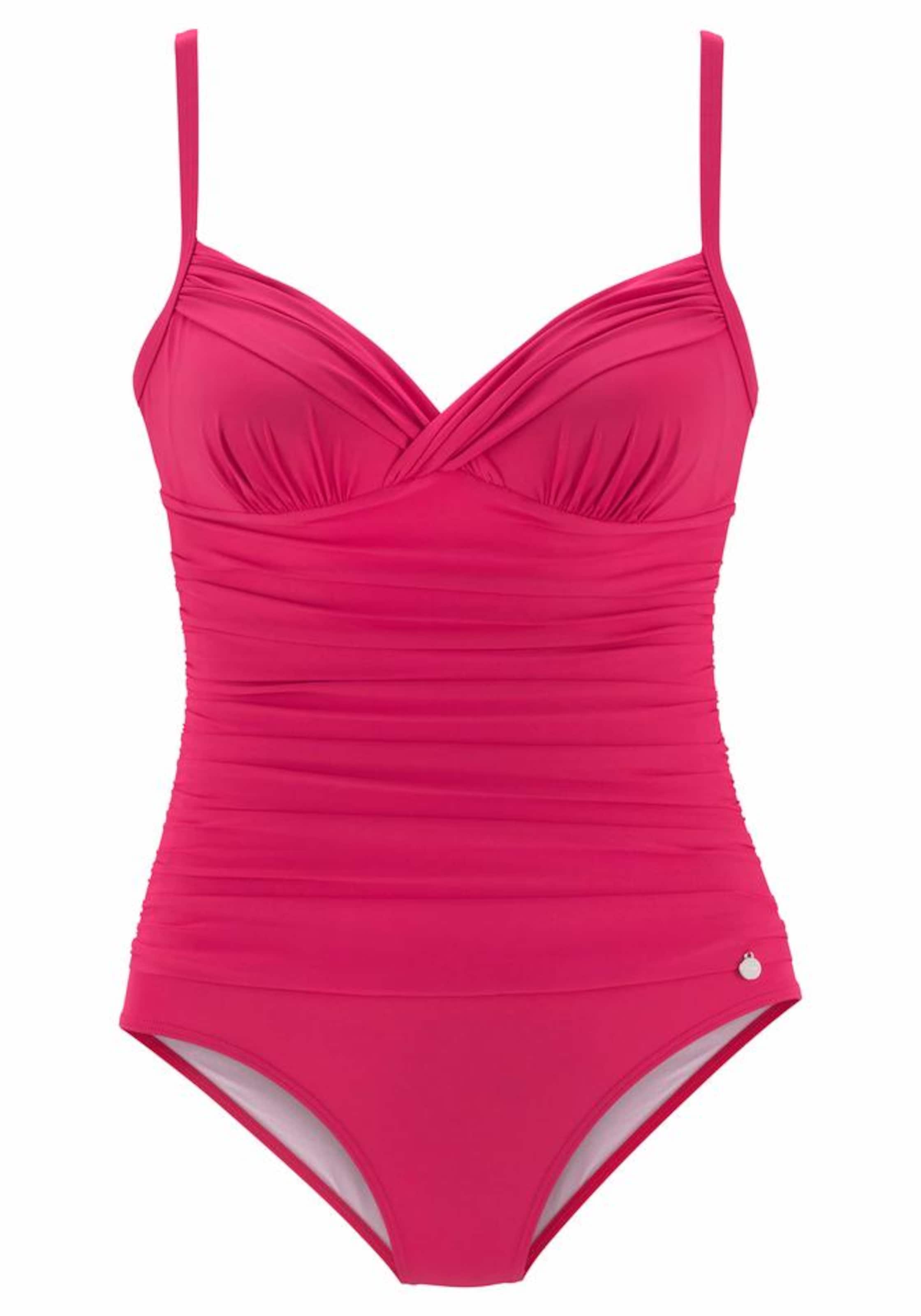 LASCANA - Badeanzug in cranberry