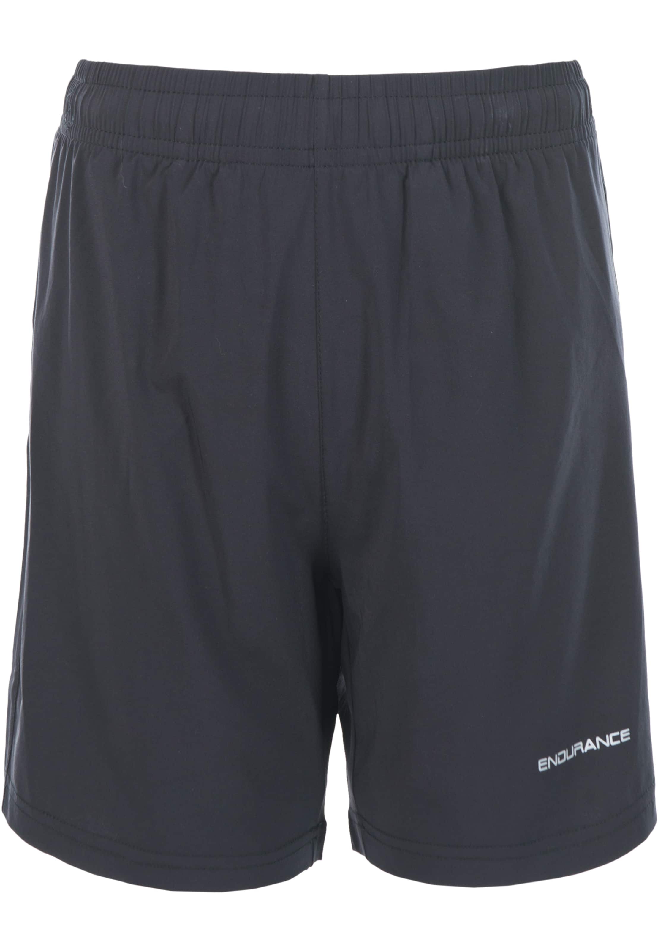 ENDURANCE Regular Workout Pants 'Grosseto' in Black: front