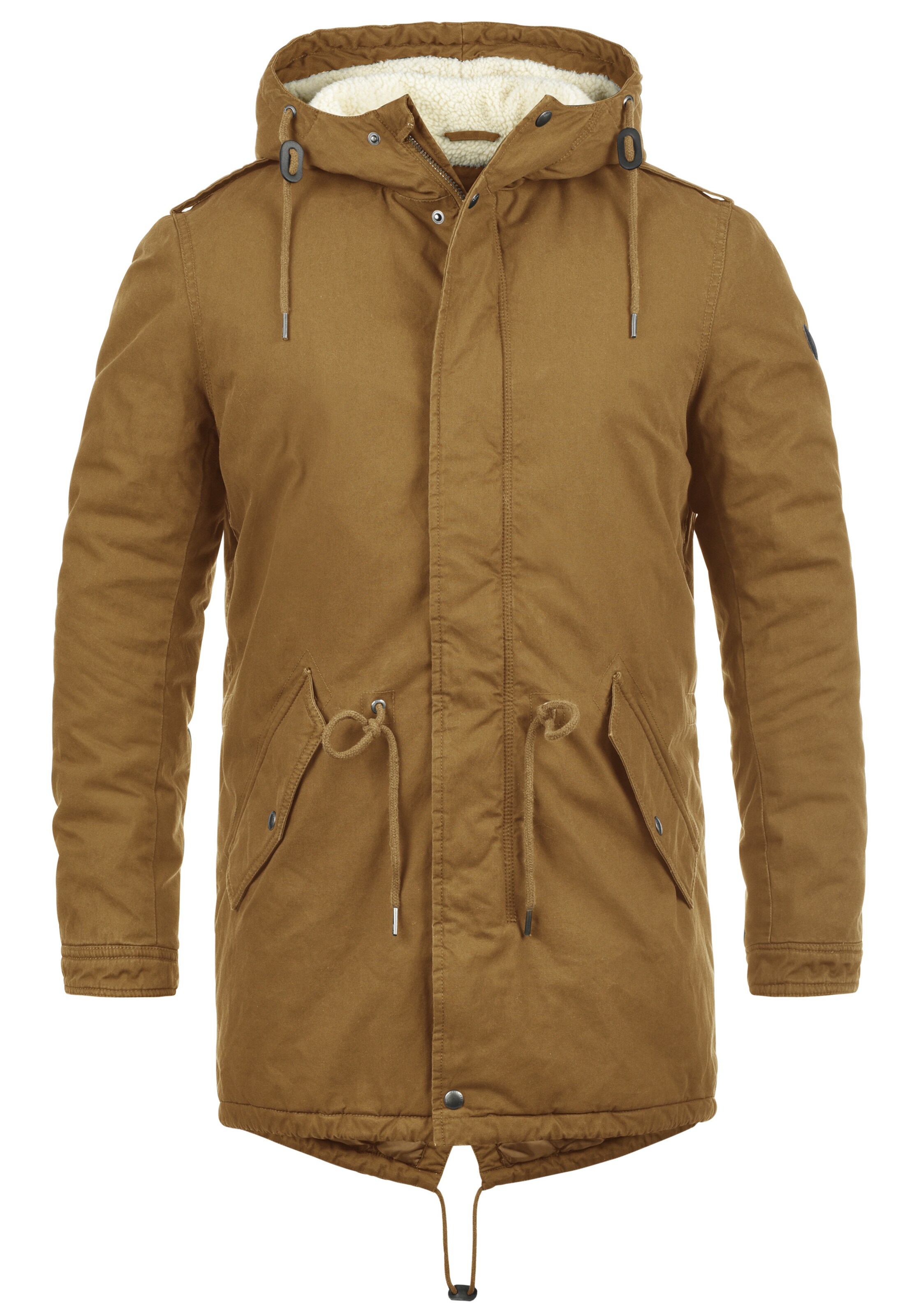 !Solid Winter Parka 'Darnell' in Brown: front