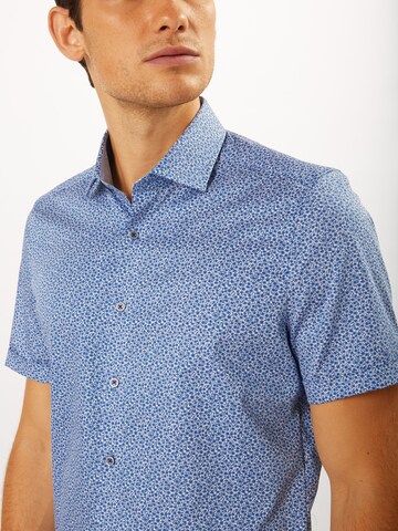 OLYMP Slim fit Button Up Shirt in Blue