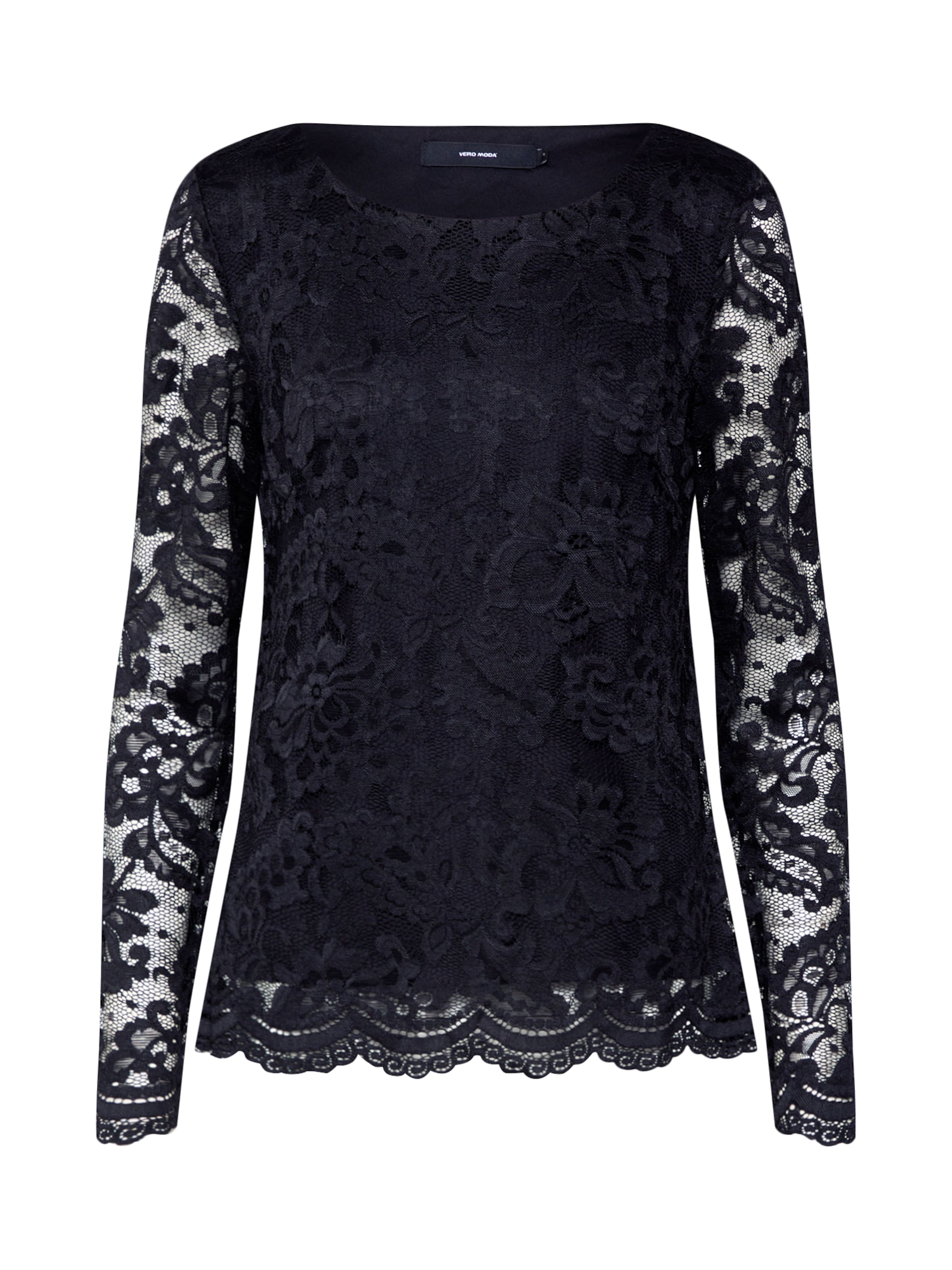 VERO MODA - Blouse 'ALVIA' in de kleur Zwart