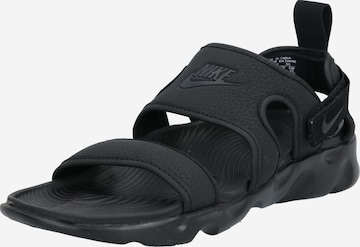 juoda Nike Sportswear Sandalai 'Owaysis': priekis