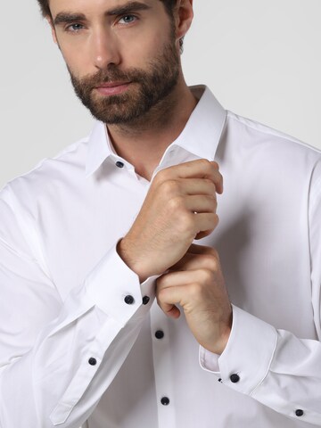 Finshley & Harding London Slim Fit Hemd ' Dexter-Athletic ' in Weiß