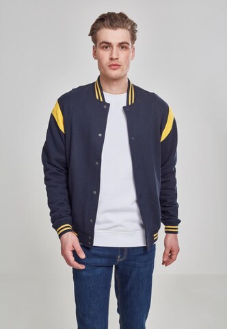 Urban Classics Sweatjacke in Blau: Vorderseite
