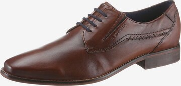 bugatti - Zapatos con cordón en marrón: frente