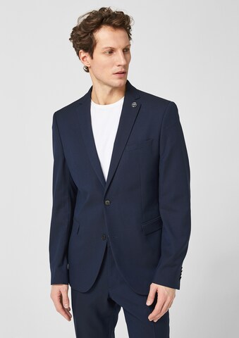 s.Oliver BLACK LABEL Slim Fit Sakko in Blau: predná strana