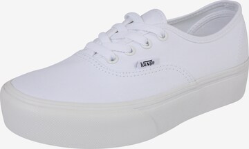 VANS - Sapatilhas baixas 'Authentic' em branco: frente