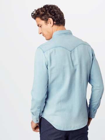 LEVI'S ® Средняя посадка Рубашка 'BARSTOW WESTERN STANDARD' в Синий: сзади