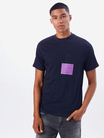 Mennace Regular fit T-shirt i blå: framsida