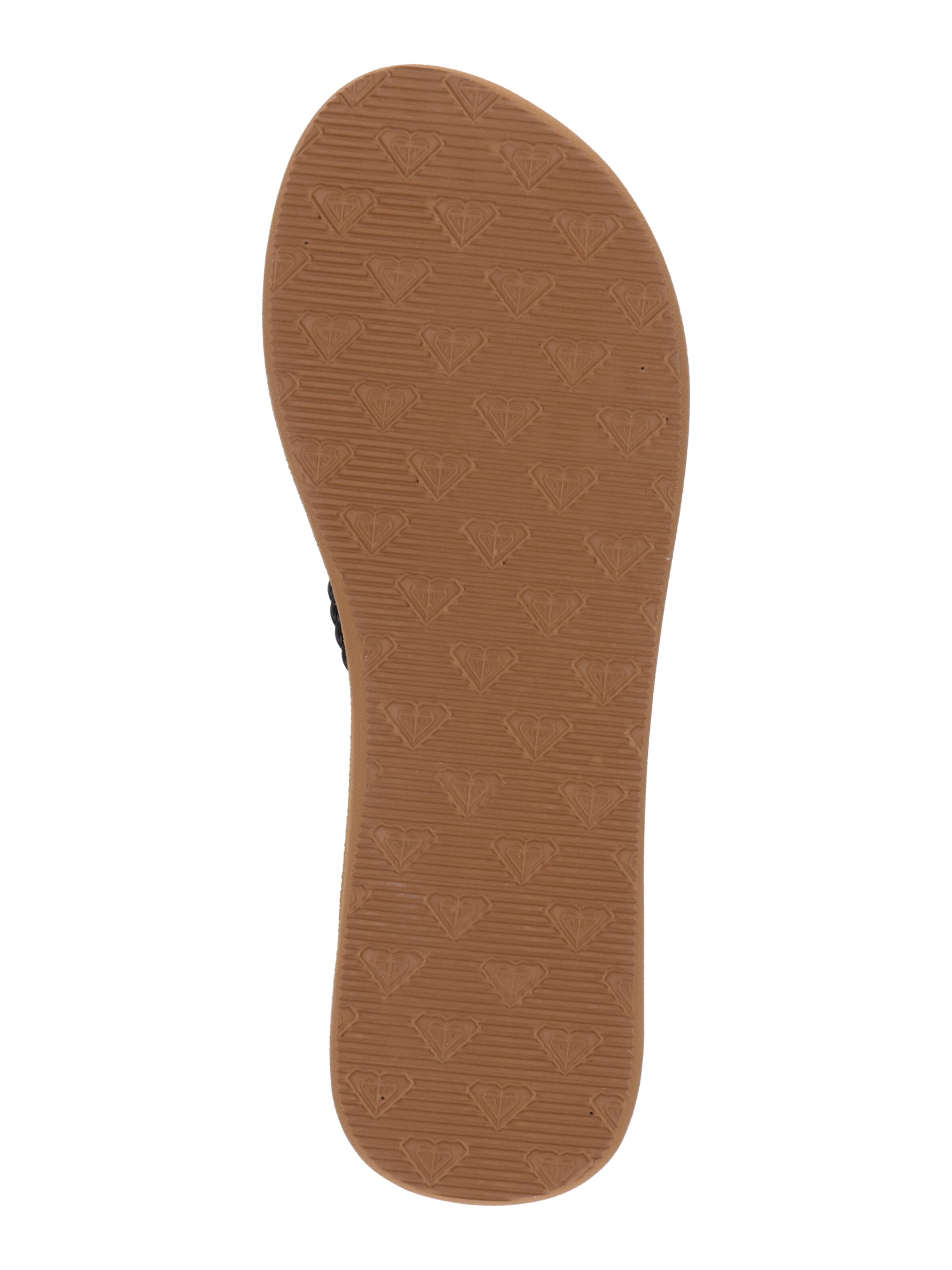 Tongs 'Costas' ROXY en noir : en bas