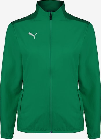 PUMA Training Jacket 'TeamGOAL 23 Sideline' in Green: front