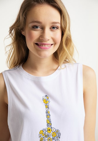 Schmuddelwedda Top in White: front